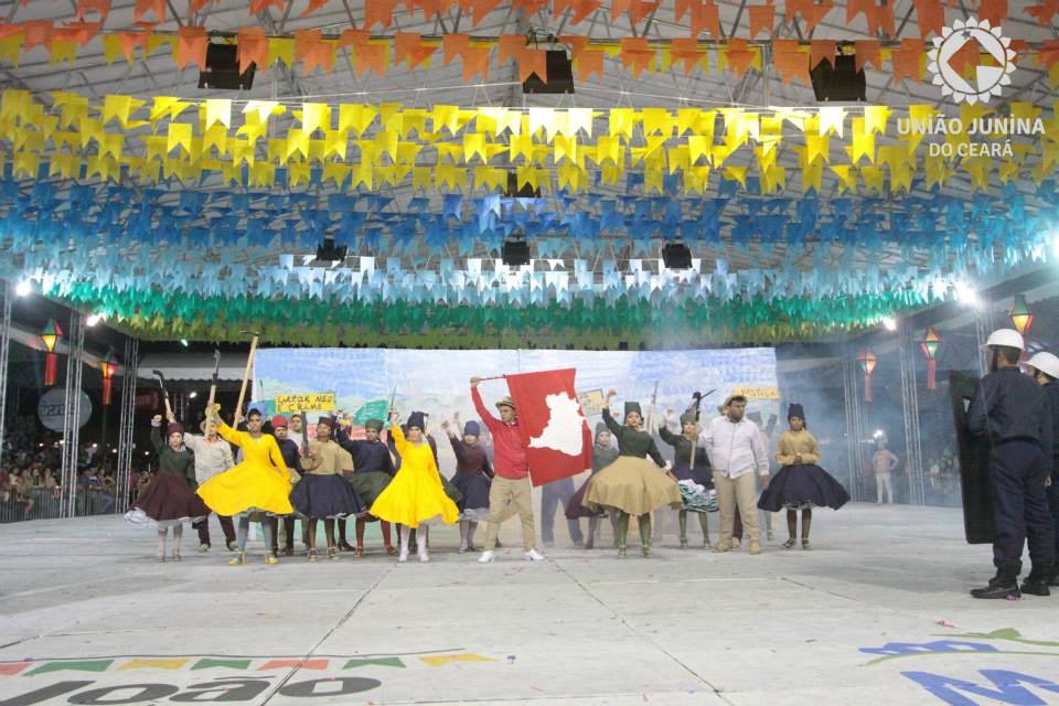 Estrela do Luar em 2014 com o tema Por nossa bandeira, a gente segue em fileira